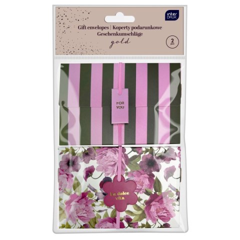 Koperta specjalnego przeznaczenia GOLD Z GUMKĄ Interdruk (2 SZT) Interdruk
