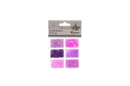 Koraliki kreatywne Craft-Fun Series tonacja fioletowa Titanum (25BR012) Titanum