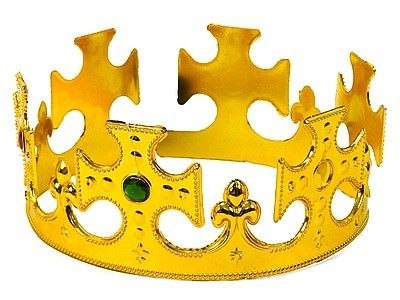 Korona z zapięciem, dł.60cm, wys.8cm, złota Adar (207011) Adar