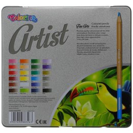 Kredki ołówkowe metalowe pudełko 24 kol. Colorino Kids (83263PTR) Colorino Kids