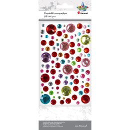 Kryształki Craft-Fun Series samoprzylepne kółka mix Titanum Titanum