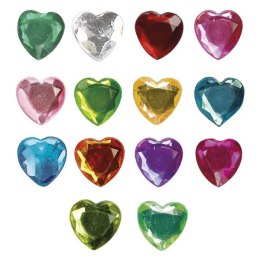 Kryształki Craft-Fun Series samoprzylepne serca mix Titanum Titanum