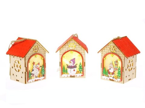 Lampion świąteczny LED domek Adar (566163) Adar