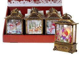 Lampion świąteczny LED z motywem świątecznym 13,5x4,5x8cm Adar (580091) Adar