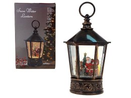 Lampion świąteczny światło LED, dźwięk z pozytywki, brokatowy śnieg, kabel USB Adar (602205) Adar