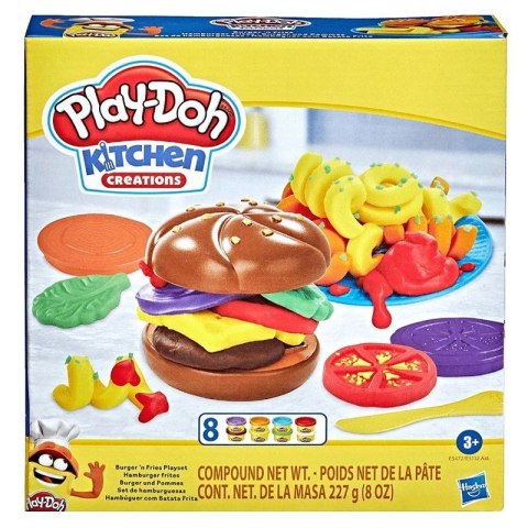 Masa plastyczna dla dzieci Play Doh Zestaw Burger z frytkami mix Hasbro (E5112 E5472) Hasbro