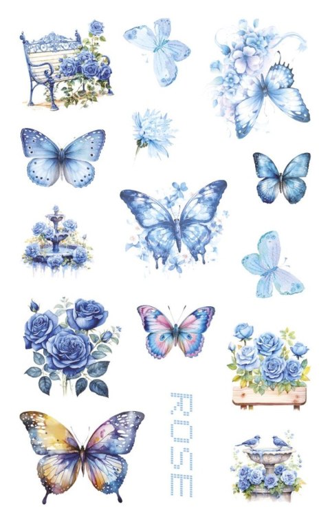 Naklejka (nalepka) Craft-Fun Series Naklejki foliowe 4 plansze Titanum (25YZ021) Titanum