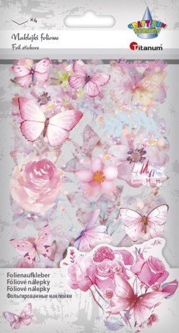 Naklejka (nalepka) Craft-Fun Series Naklejki foliowe 4 plansze Titanum (25YZ022) Titanum