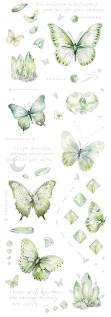 Naklejka (nalepka) Craft-Fun Series Naklejki foliowe 6 plansz Titanum (25YZ012) Titanum