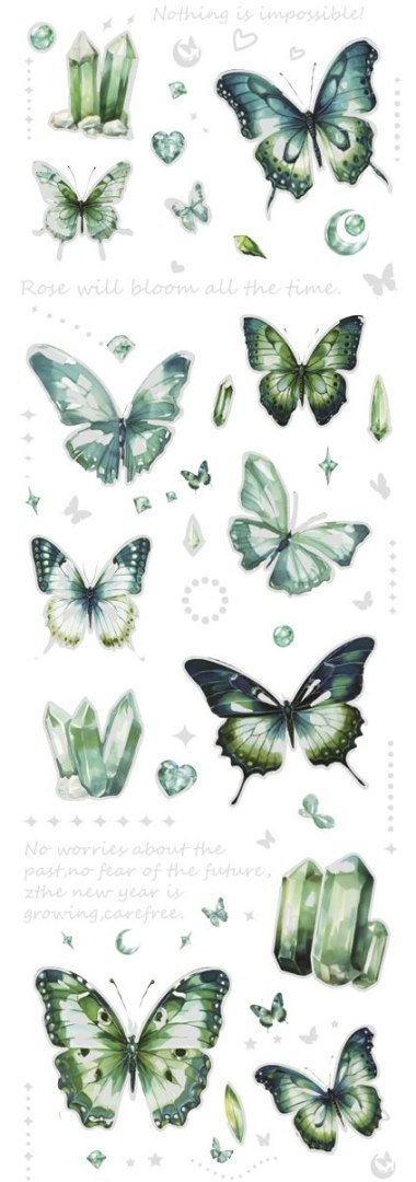 Naklejka (nalepka) Craft-Fun Series Naklejki foliowe 6 plansz Titanum (25YZ012) Titanum