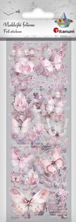 Naklejka (nalepka) Craft-Fun Series Naklejki foliowe 6 plansz Titanum (25YZ013) Titanum