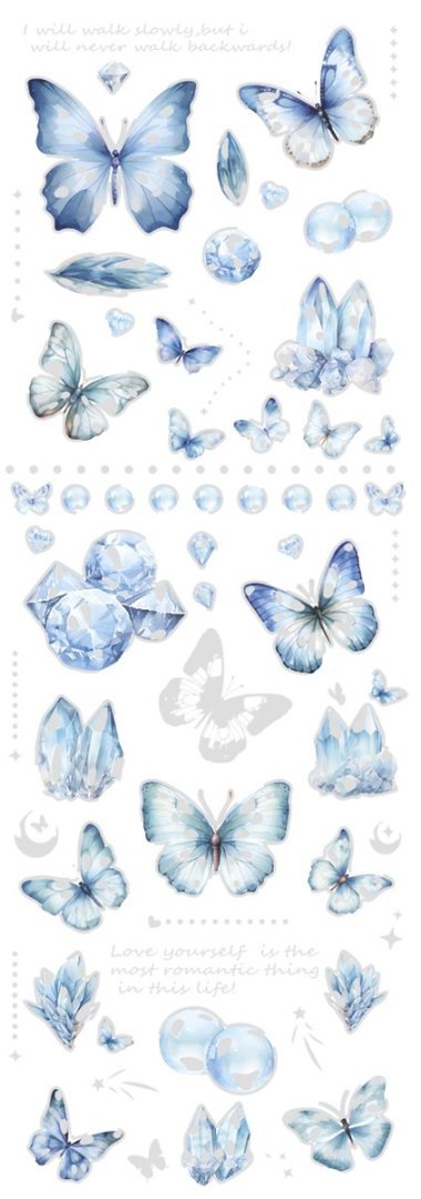 Naklejka (nalepka) Craft-Fun Series Naklejki foliowe 6 plansz Titanum (25YZ014) Titanum