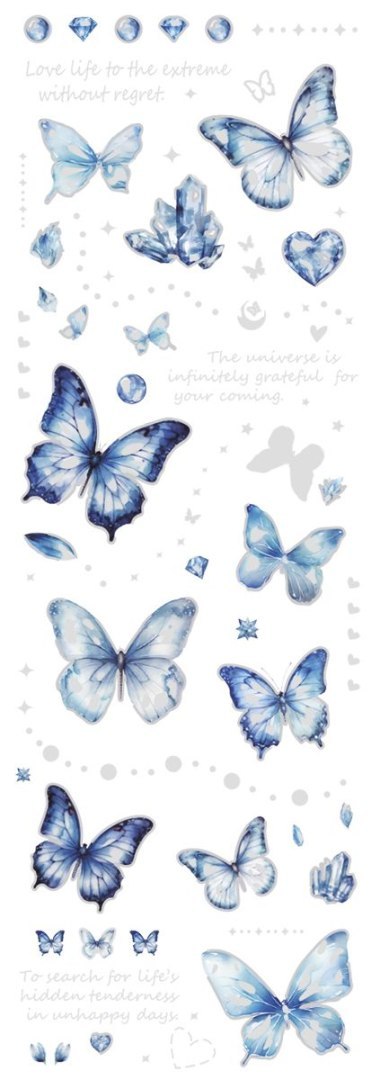 Naklejka (nalepka) Craft-Fun Series Naklejki foliowe 6 plansz Titanum (25YZ014) Titanum