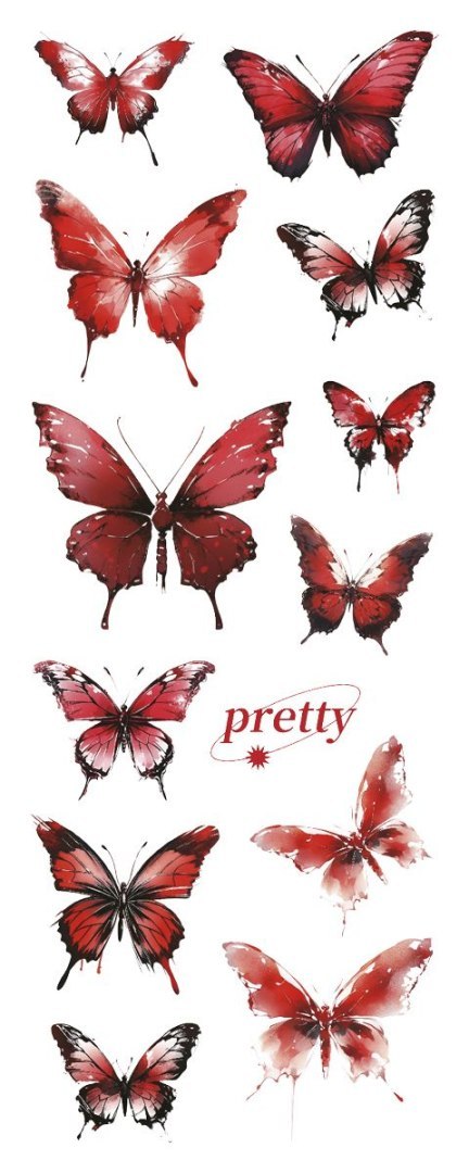 Naklejka (nalepka) Craft-Fun Series Naklejki foliowe 6 plansz Titanum (25YZ016) Titanum