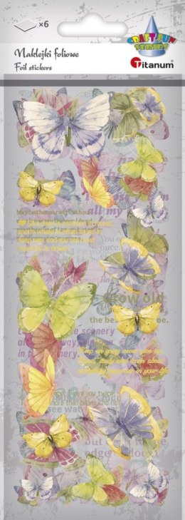 Naklejka (nalepka) Craft-Fun Series Naklejki foliowe 6 plansz Titanum (25YZ018) Titanum