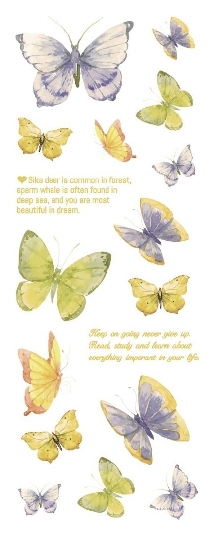 Naklejka (nalepka) Craft-Fun Series Naklejki foliowe 6 plansz Titanum (25YZ018) Titanum