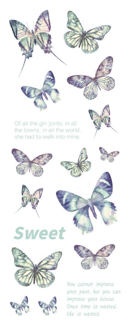 Naklejka (nalepka) Craft-Fun Series Naklejki foliowe 6 plansz Titanum (25YZ018) Titanum