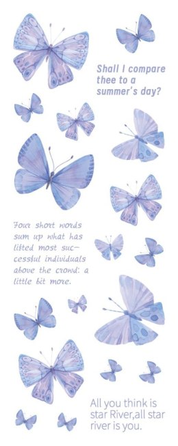 Naklejka (nalepka) Craft-Fun Series Naklejki foliowe 6 plansz Titanum (25YZ024) Titanum