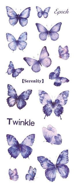 Naklejka (nalepka) Craft-Fun Series Naklejki foliowe 6 plansz Titanum (25YZ025) Titanum