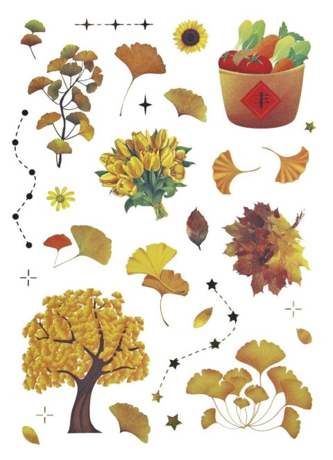 Naklejka (nalepka) Craft-Fun Series Naklejki foliowe 8 plansz Titanum (25YZ008) Titanum