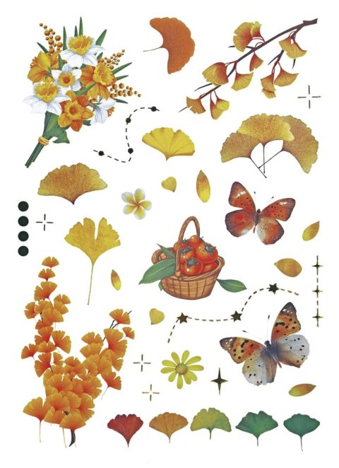 Naklejka (nalepka) Craft-Fun Series Naklejki foliowe 8 plansz Titanum (25YZ008) Titanum