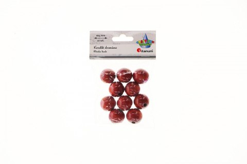 Ozdoba drewniana Craft-Fun Series Korale drewniane w kolorze ciemnobrązowym Titanum (25KBZ004) Titanum