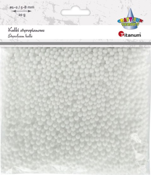 Ozdoba styropianowa Craft-Fun Series kulki styropianowe Titanum Titanum