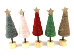 Ozdoba świąteczna choinka mix kolorów 26cm One Dollar (364400) One Dollar