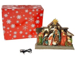 Ozdoba świąteczna szopka ze światłem LED i muzyką Adar (602533) Adar