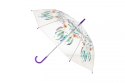 Parasol długa przezroczysta w piórka (SDA311)