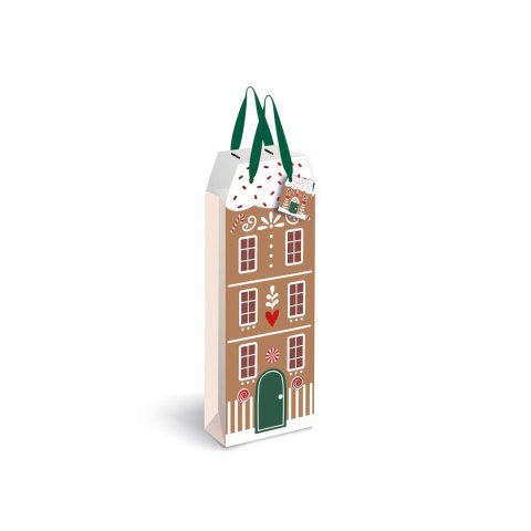 Torba prezentowa na butelkę BOŻE NARODZENIE [mm:] 130x360x 100 Interdruk (190G) Interdruk