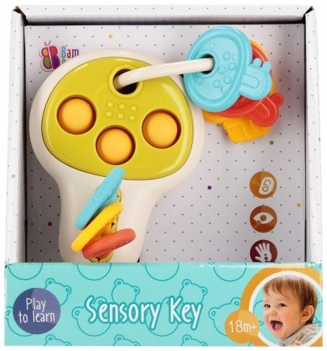 Zabawka edukacyjna kluczyki sensoryczne Bam Bam (569002) Bam Bam