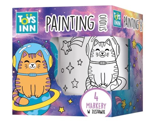 Zestaw kreatywny dla dzieci Kubek do malowania. Kot w kosmosie Stnux (STN9384) Stnux