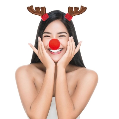 Akcesoria do kostiumów nos renifera Arpex (sm7390) Arpex