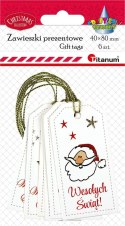 Bileciki do prezentów Craft-Fun Series „Wesołych Świąt" Titanum (24ESD015) Titanum