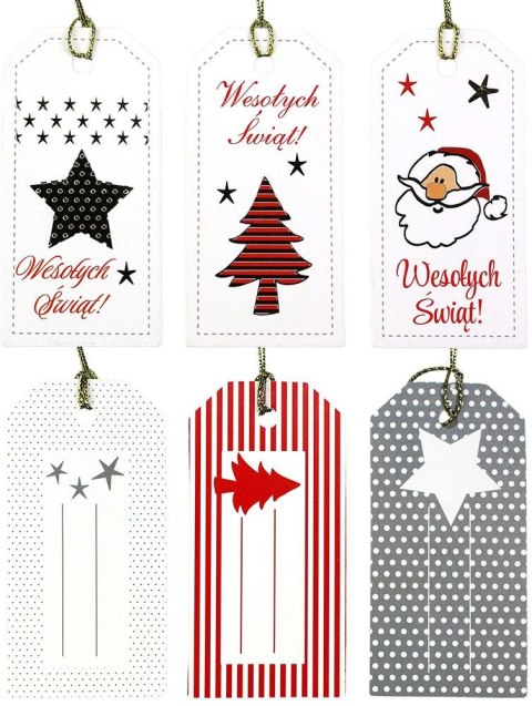 Bileciki do prezentów Craft-Fun Series „Wesołych Świąt" Titanum (24ESD015) Titanum