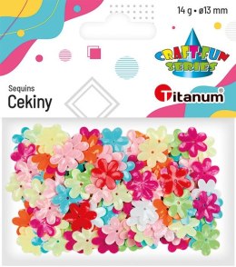 Cekiny Craft-Fun Series kwiatki kolorowe 14g Titanum (CK061) Titanum