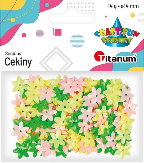 Cekiny Craft-Fun Series kwiatki mix 14g Titanum (CK053) Titanum