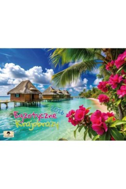 Kalendarz ścienny ALBUMOWY EGZOTYCZNE KRAJOBRAZY 320mm x 470mm Pan Kalendarzyk (KSA V.4) Pan Kalendarzyk