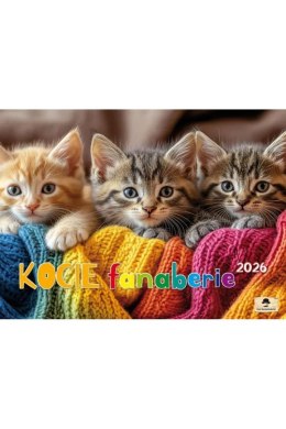 Kalendarz ścienny ALBUMOWY KOCIE FANABERIE 320mm x 470mm Pan Kalendarzyk (KSA V.2) Pan Kalendarzyk