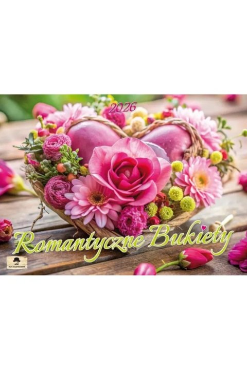 Kalendarz ścienny ALBUMOWY ROMANTYCZNE BUKIETY 320mm x 470mm Pan Kalendarzyk (KSA V.3) Pan Kalendarzyk