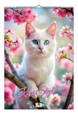 Kalendarz ścienny Koci Styl 470mm x 320mm Pan Kalendarzyk (A3 V.5) Pan Kalendarzyk