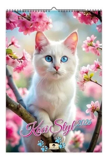 Kalendarz ścienny Koci Styl 470mm x 320mm Pan Kalendarzyk (A3 V.5) Pan Kalendarzyk