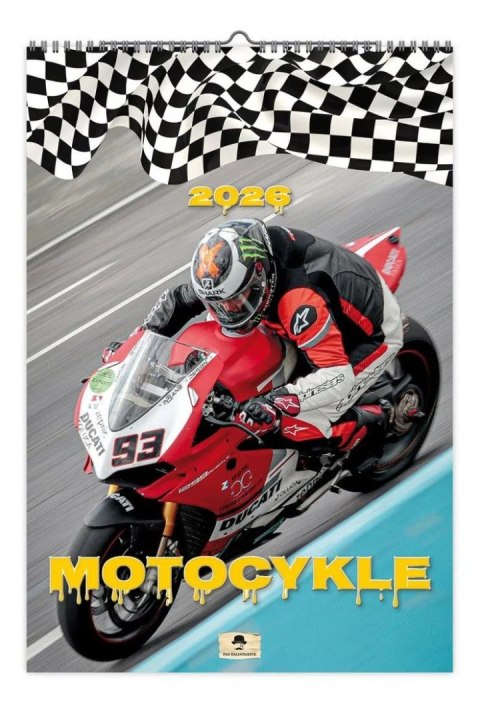 Kalendarz ścienny MOTOCYKLE 320mm x 470mm Pan Kalendarzyk (A3 VD.21) Pan Kalendarzyk