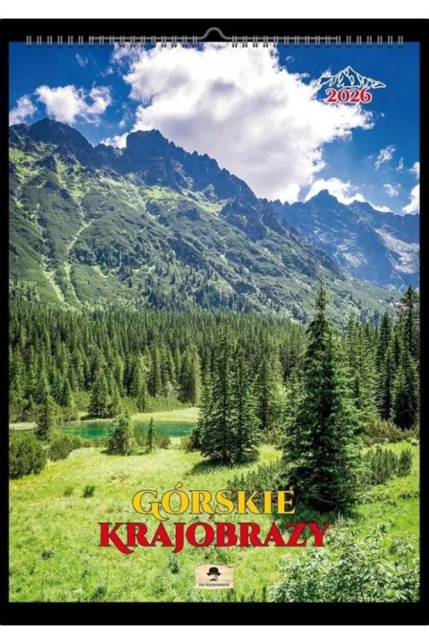 Kalendarz ścienny NA SPIRALI GÓRSKIE KRAJOBRAZY A4 Pan Kalendarzyk (KS A4 V.4) Pan Kalendarzyk