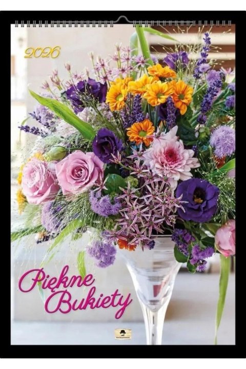 Kalendarz ścienny PIĘKNE BUKIETY A2 Pan Kalendarzyk (A2 V.6) Pan Kalendarzyk