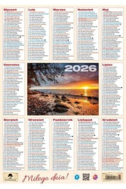 Kalendarz ścienny Plakietka B4 Pan Kalendarzyk (B4) Pan Kalendarzyk