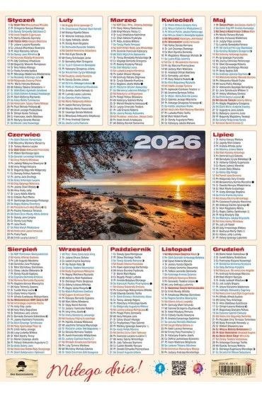 Kalendarz ścienny Plakietka B4 Pan Kalendarzyk (B4) Pan Kalendarzyk