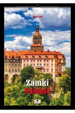 Kalendarz ścienny ZAMKI 320mm x 470mm Pan Kalendarzyk (A3 VD.22) Pan Kalendarzyk