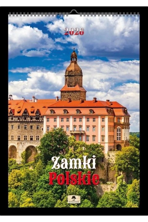 Kalendarz ścienny ZAMKI 320mm x 470mm Pan Kalendarzyk (A3 VD.22) Pan Kalendarzyk